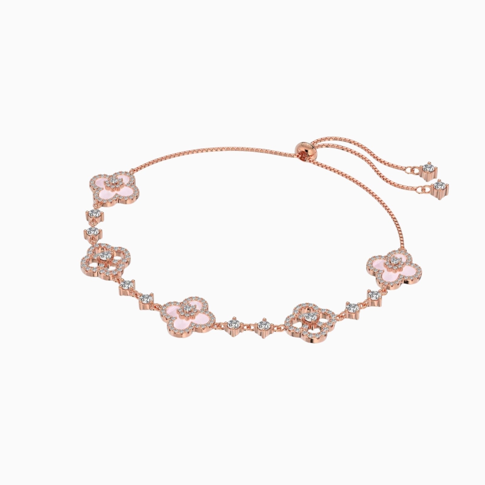 Rose Gold Clover Bracelet