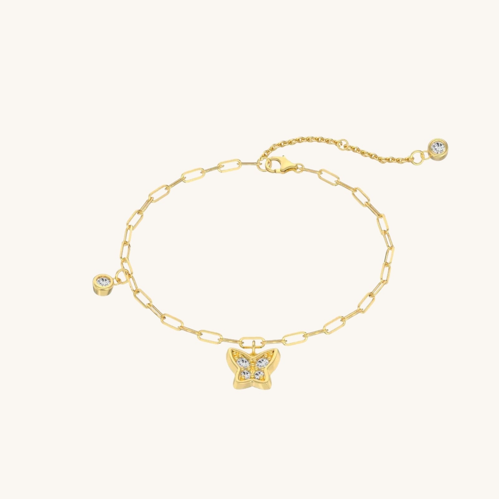 Pave Butterfly Bracelet