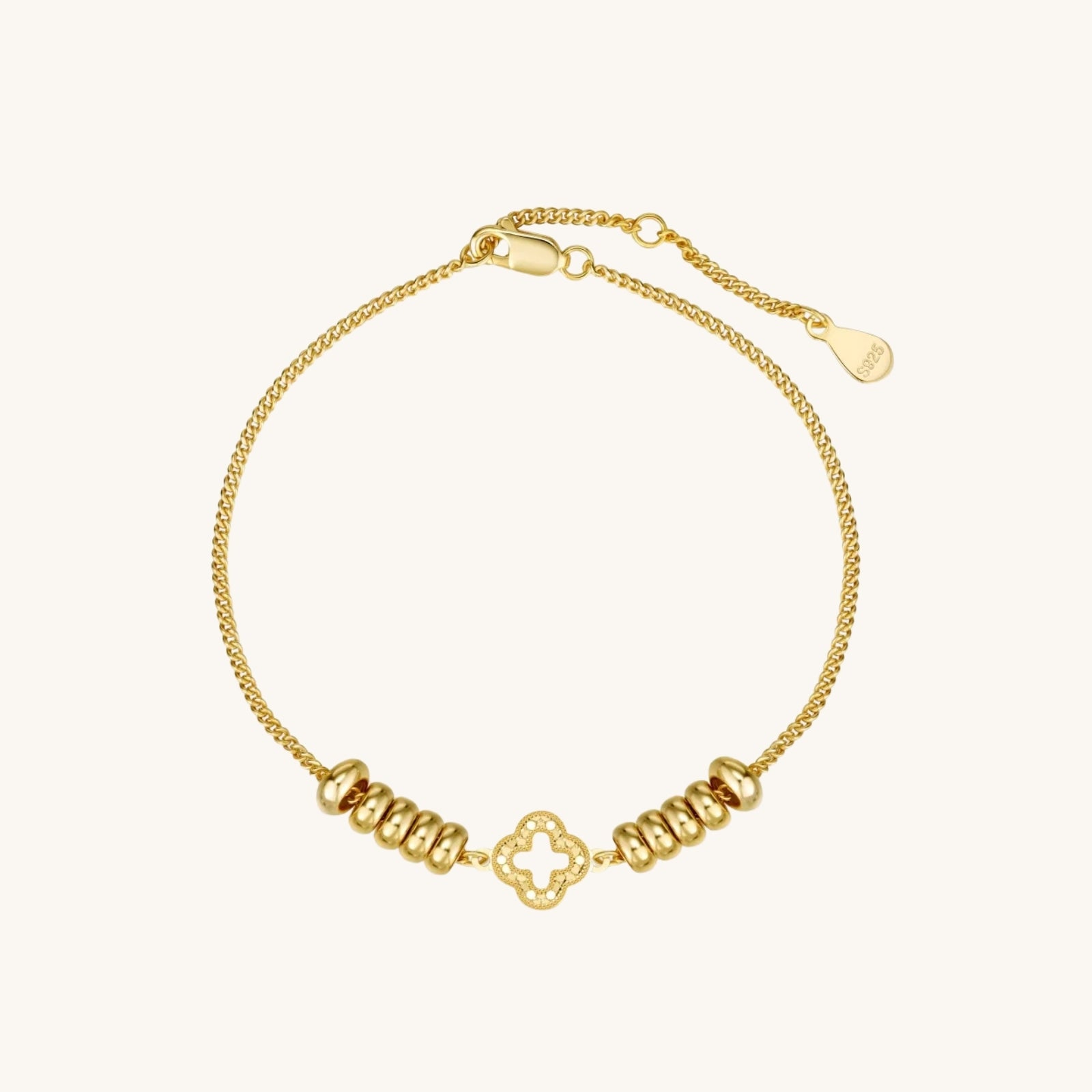 Motif bead Clover Bracelet