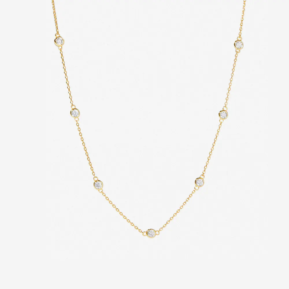 Lunaria Choker-Halskette