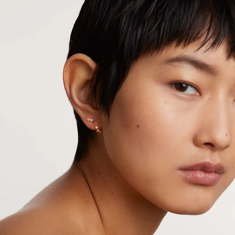 Veyra Rainbow Hoop Earrings