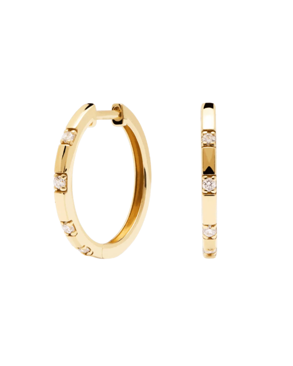 Vera Frosty Hoop Earrings