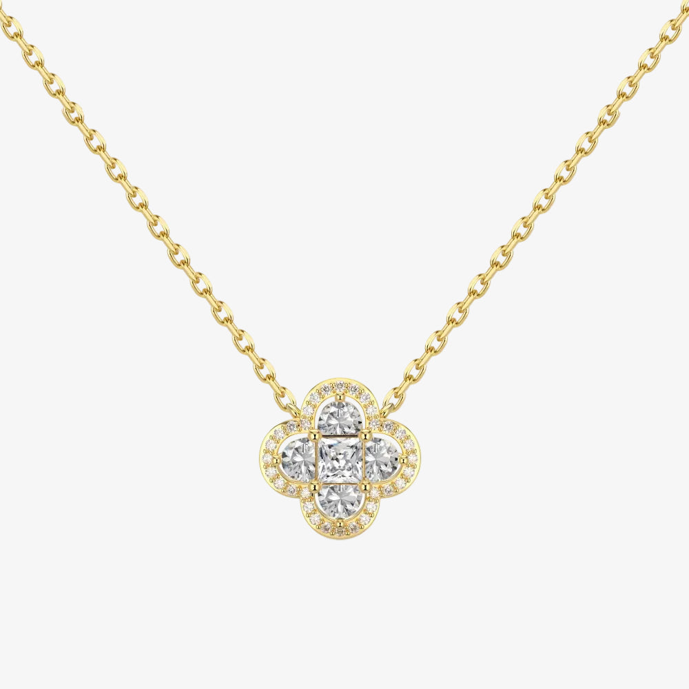 Diamond Clover Necklace