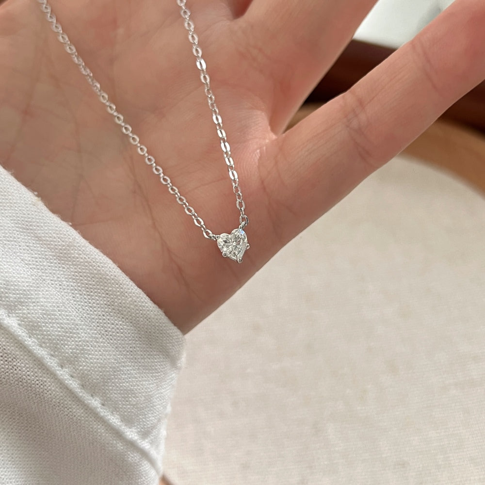 Dylam Boho Custom Schmuck Zirkonia Stein Kristallperlen Halskette S925 Silber Tropfenanhänger für Frauen Hohlkreuz Halsketten