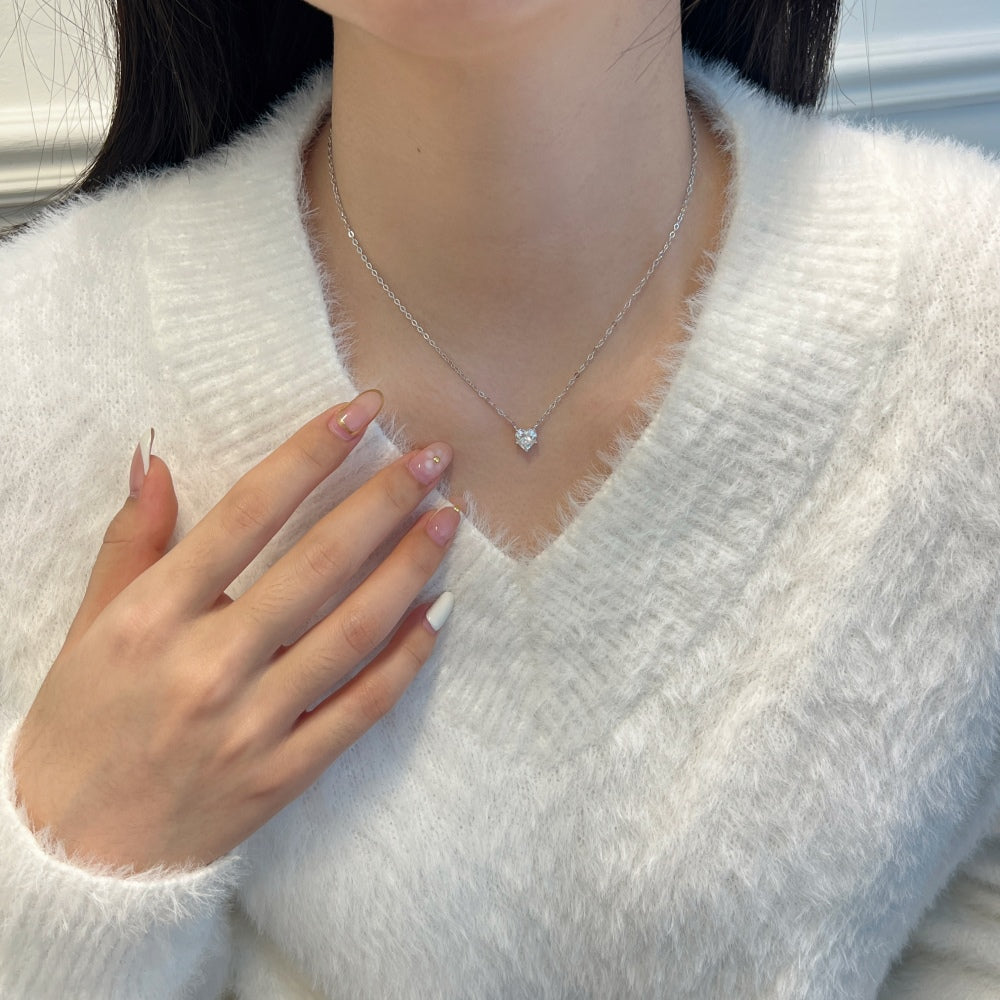 Bella Heart Diamond Necklace