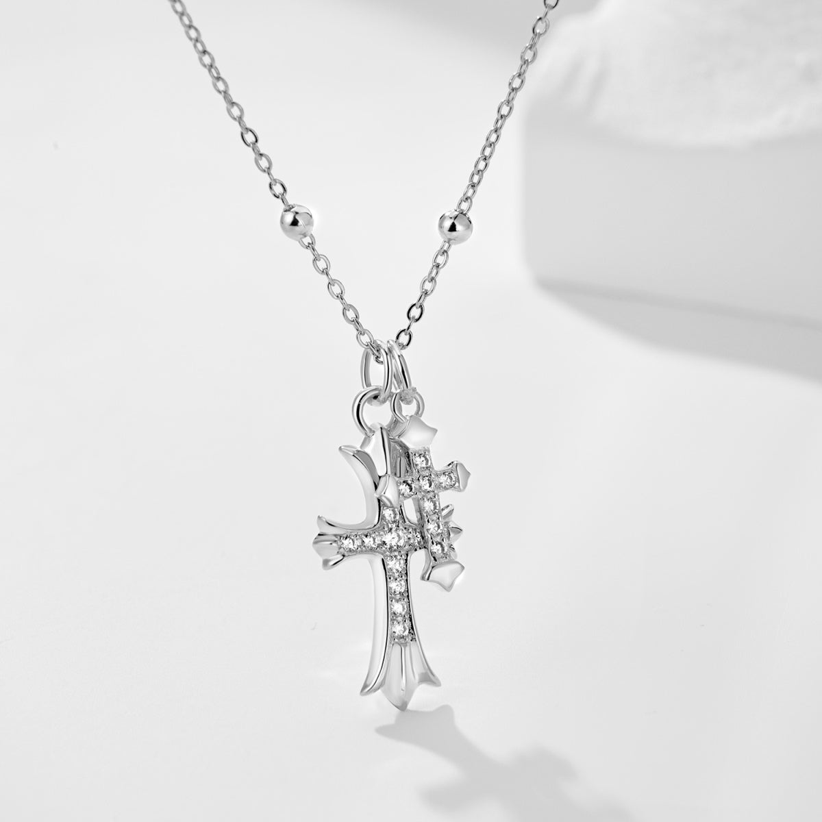 Silver Chrome Cross