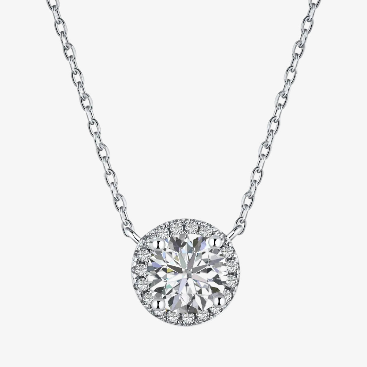 Dylam Boho Custom Schmuck Zirkonia Stein Kristallperlen Halskette S925 Silber Tropfenanhänger für Frauen Hohlkreuz Halsketten