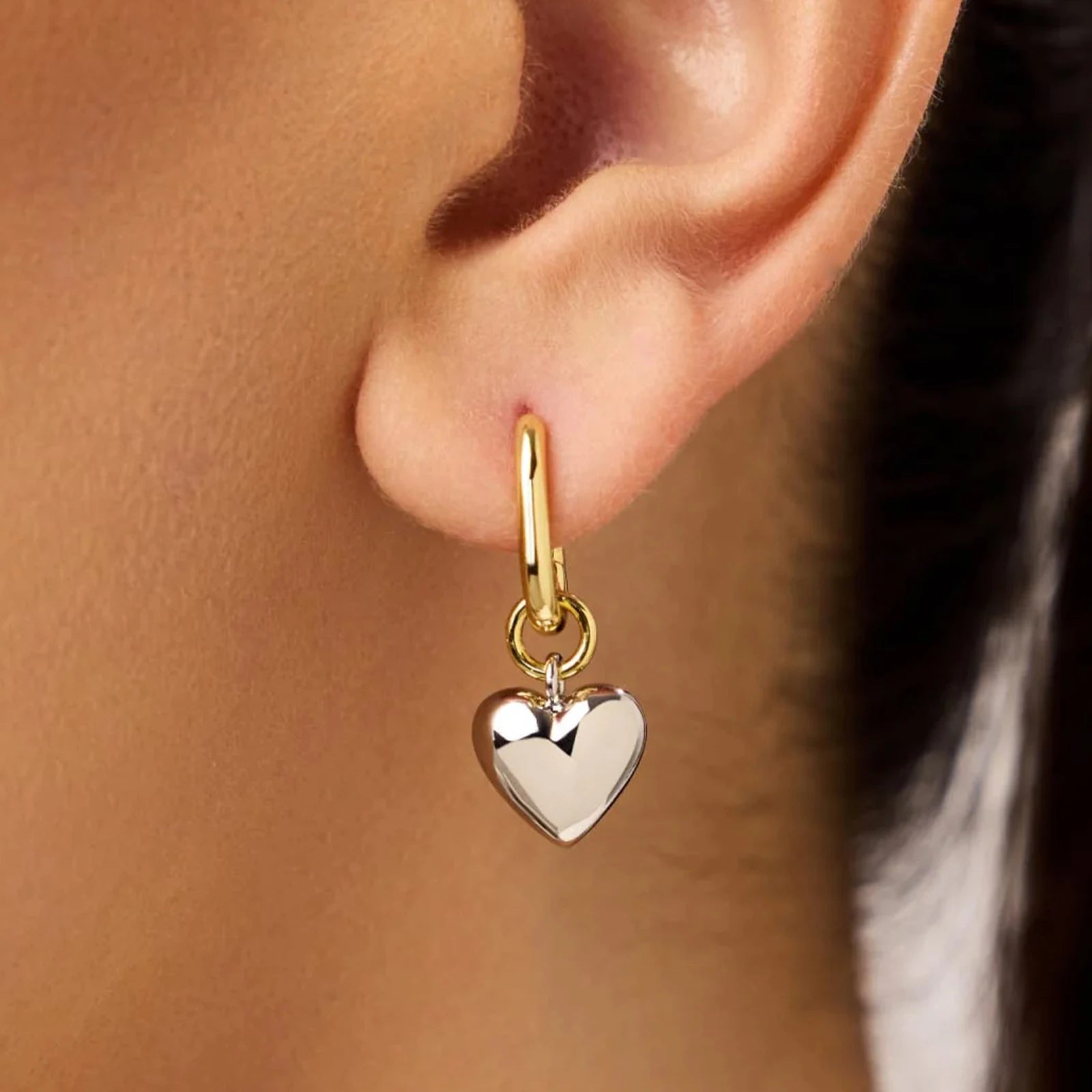 Nelly Heart Drop Earrings