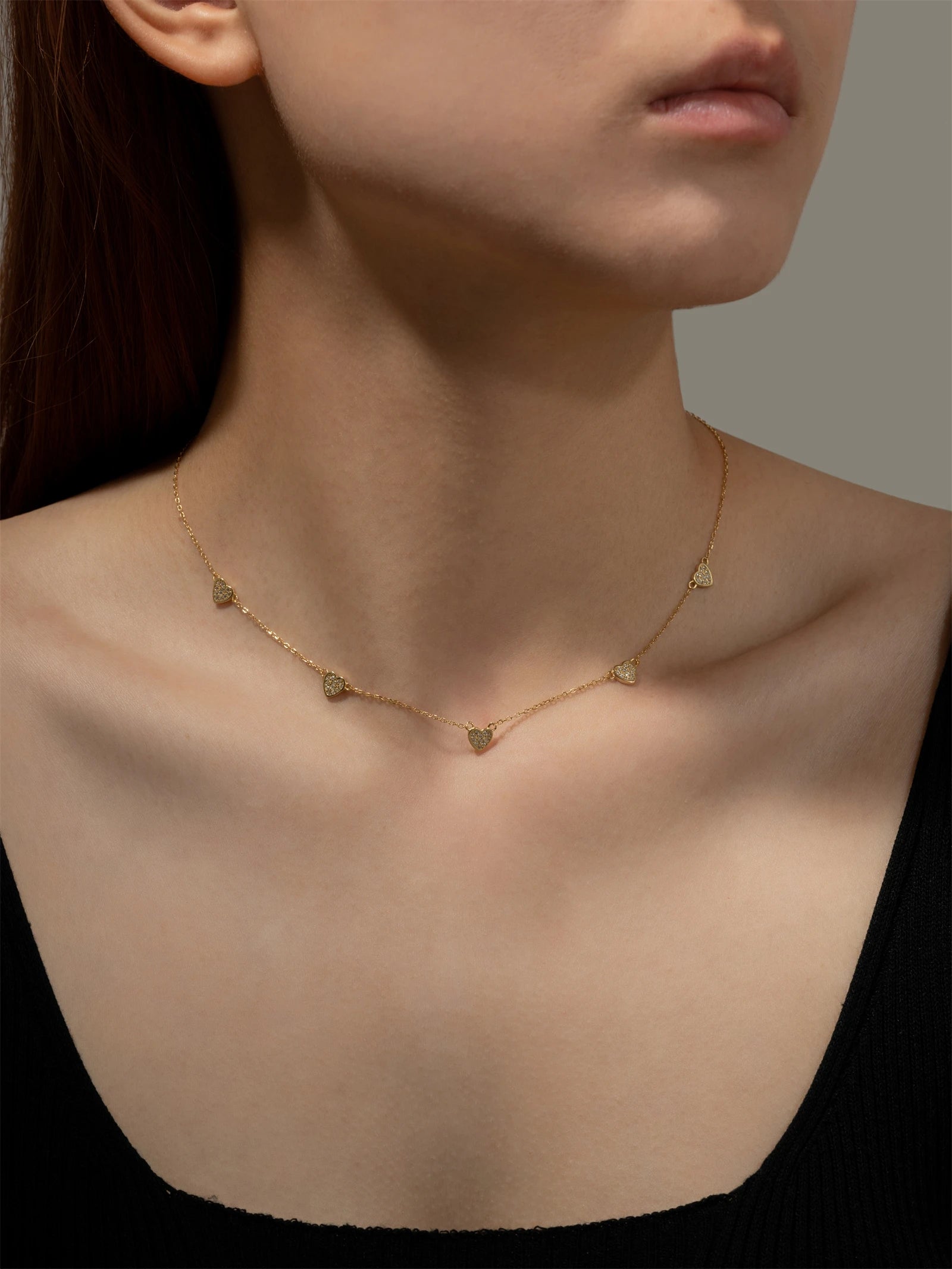 Lunaria Heart Necklace