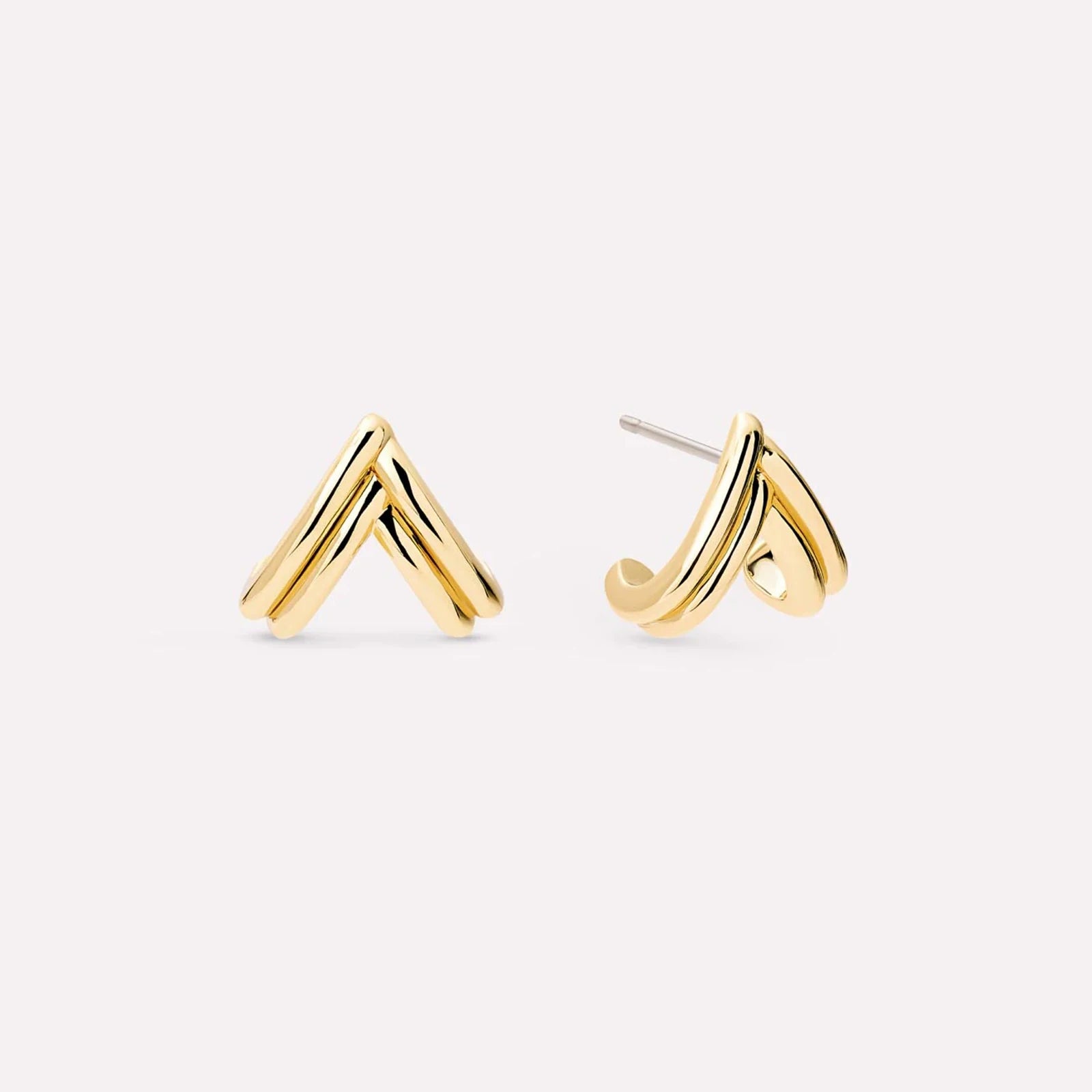 Lyra Gold Studs