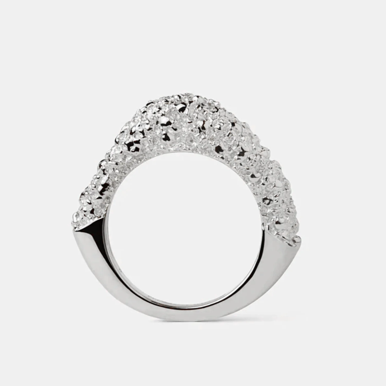 Lunaria Geometric Ring