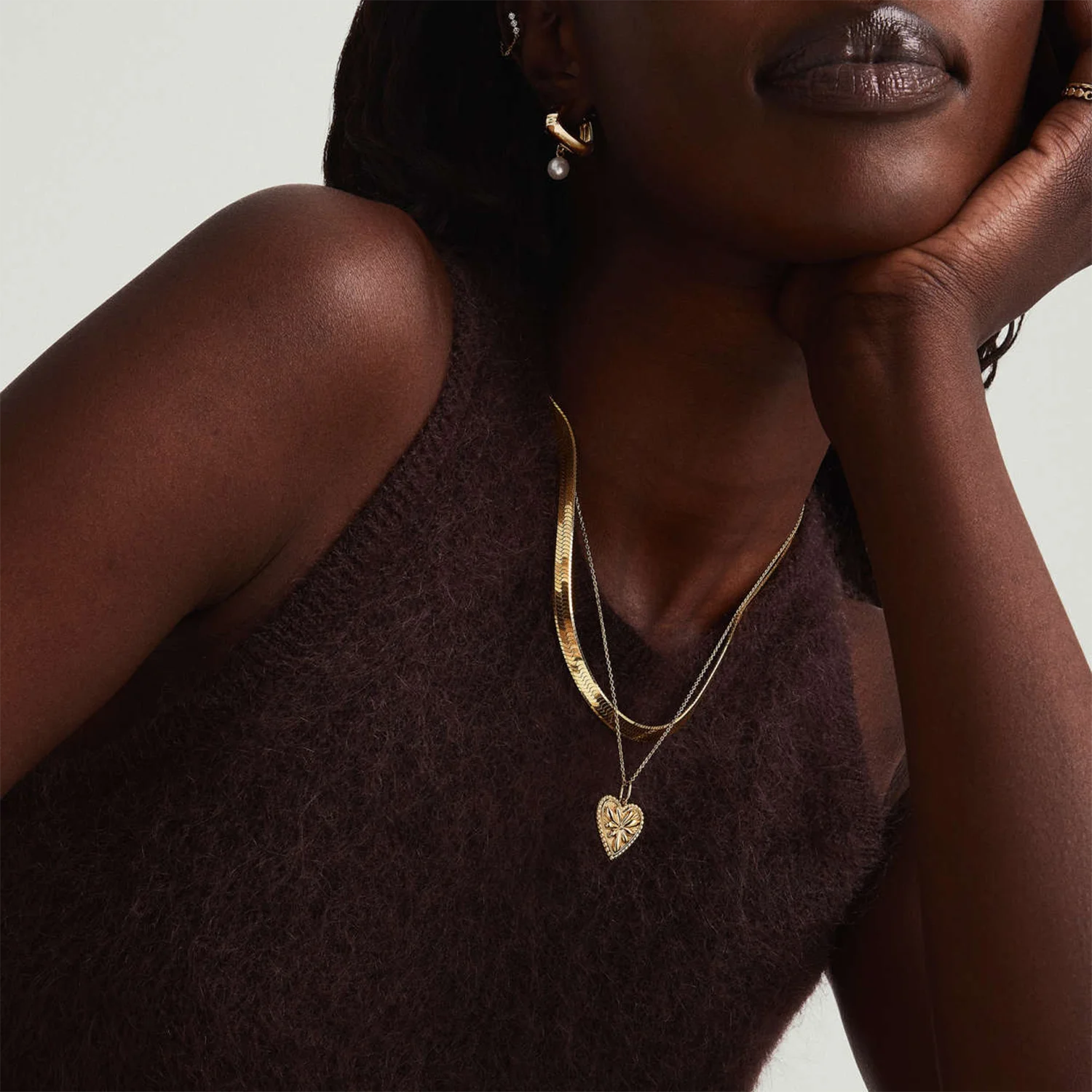 Lyra Heart Necklace