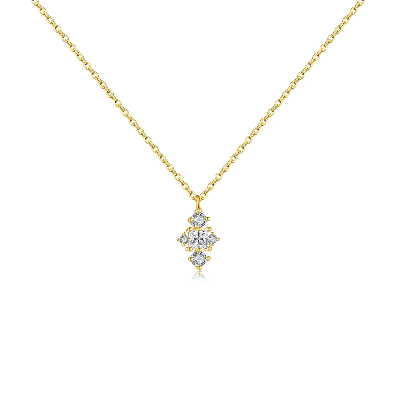 Primo Diamond Cross Necklace