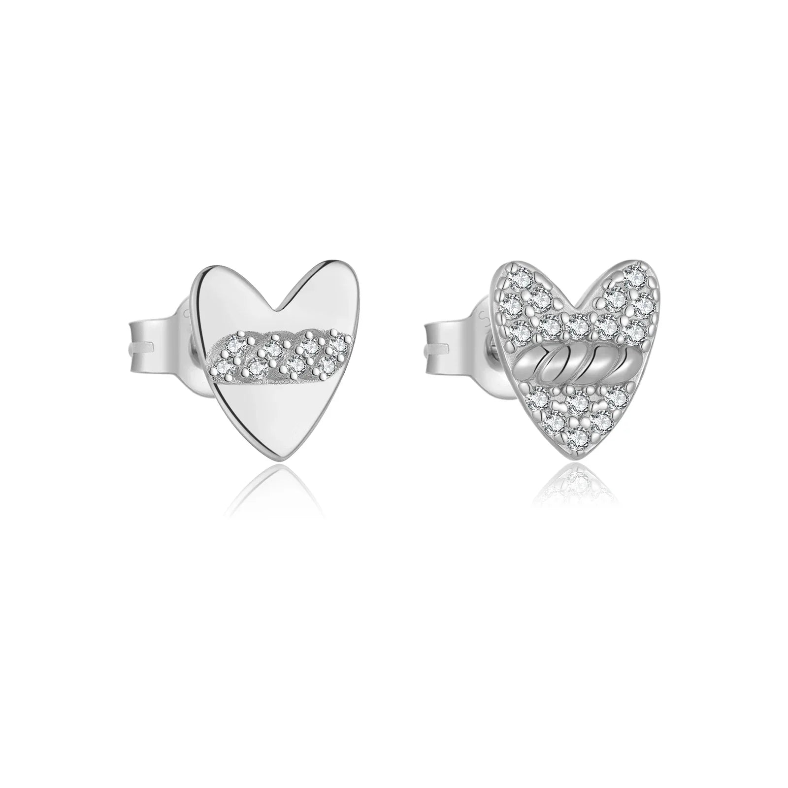 Lunaria Heart Earrings