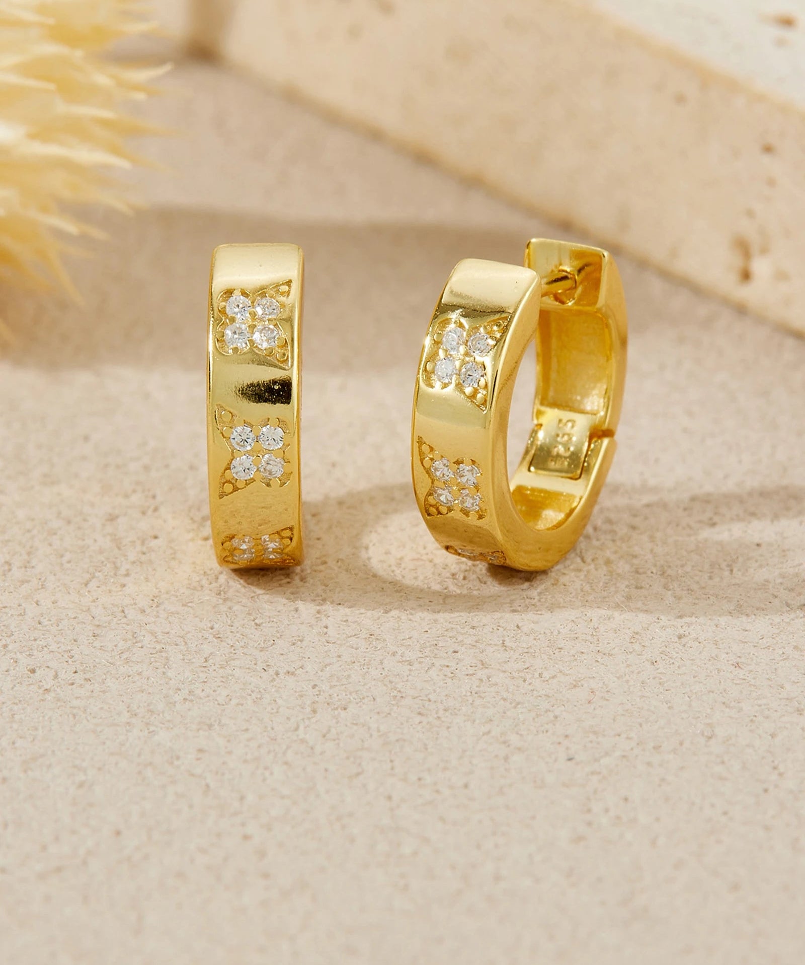 Lunaria Butterfly Earrings