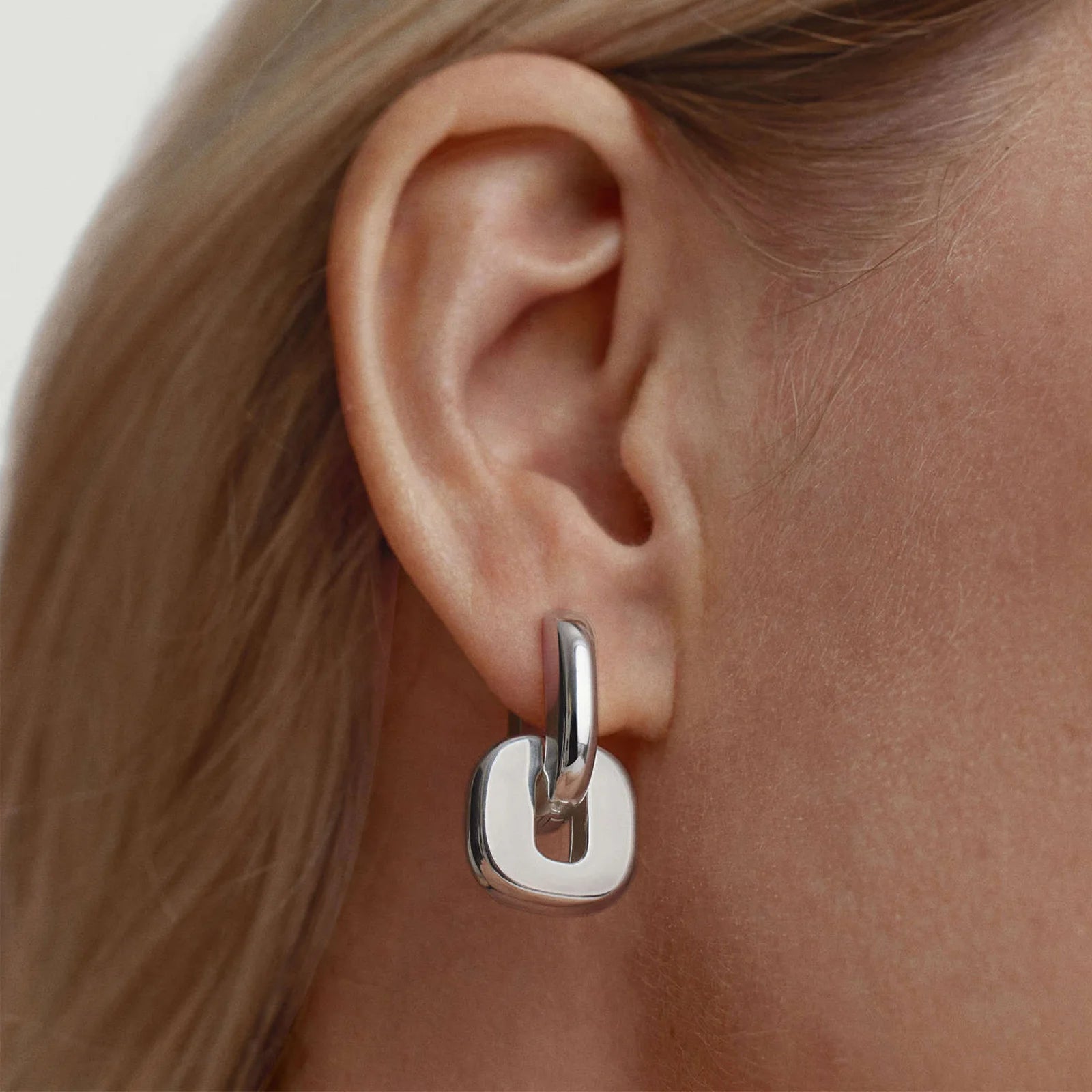 Viora Lock Pad Earrings