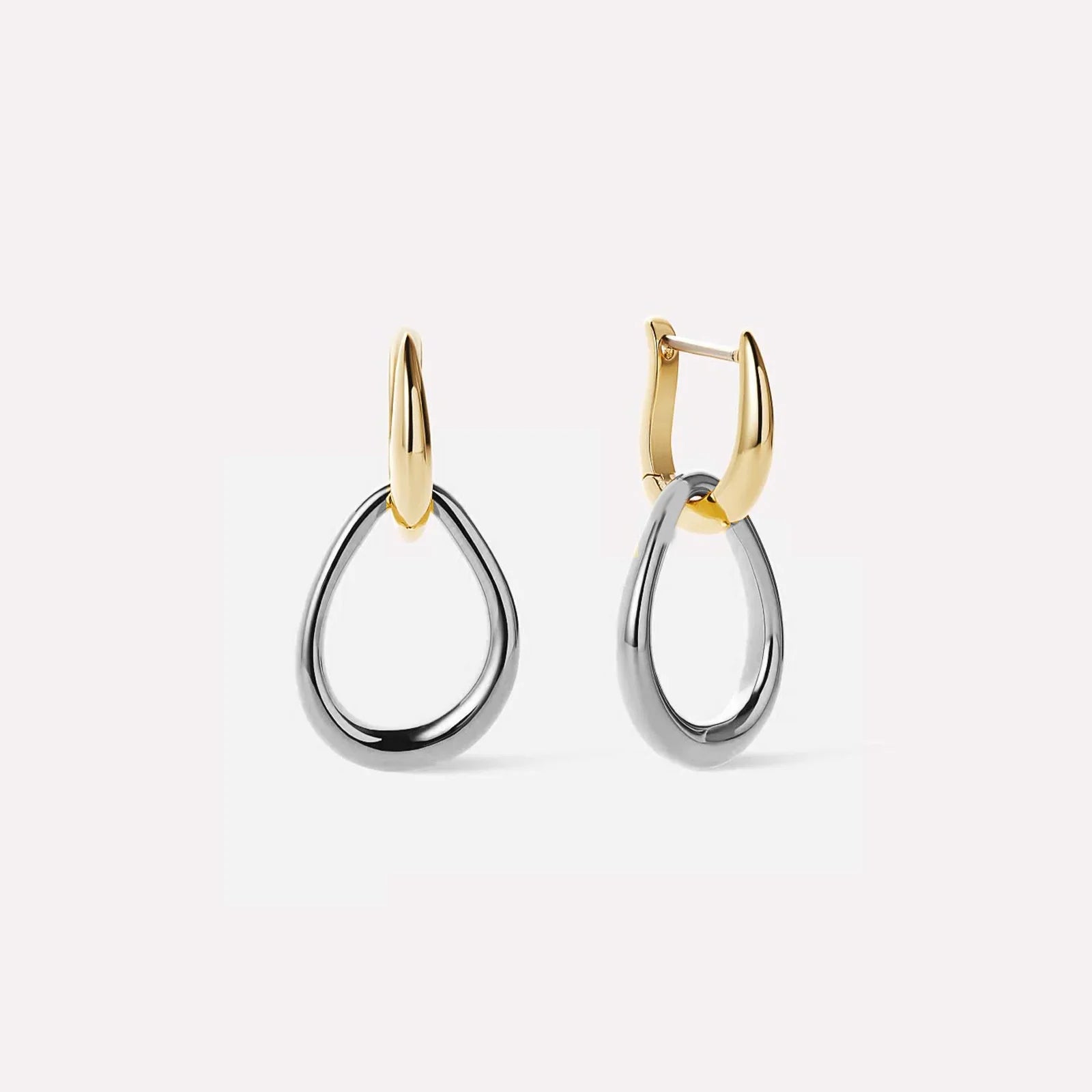 Elisa Duo Hoop Earrings
