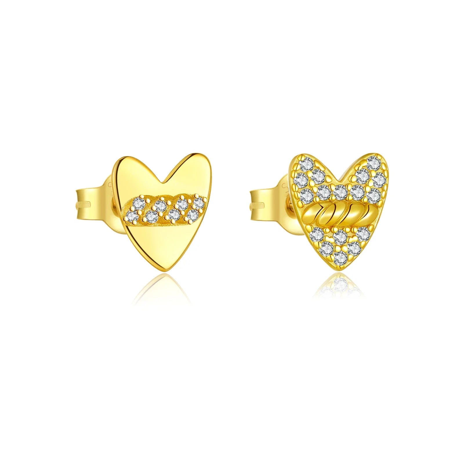 Lunaria Heart Earrings