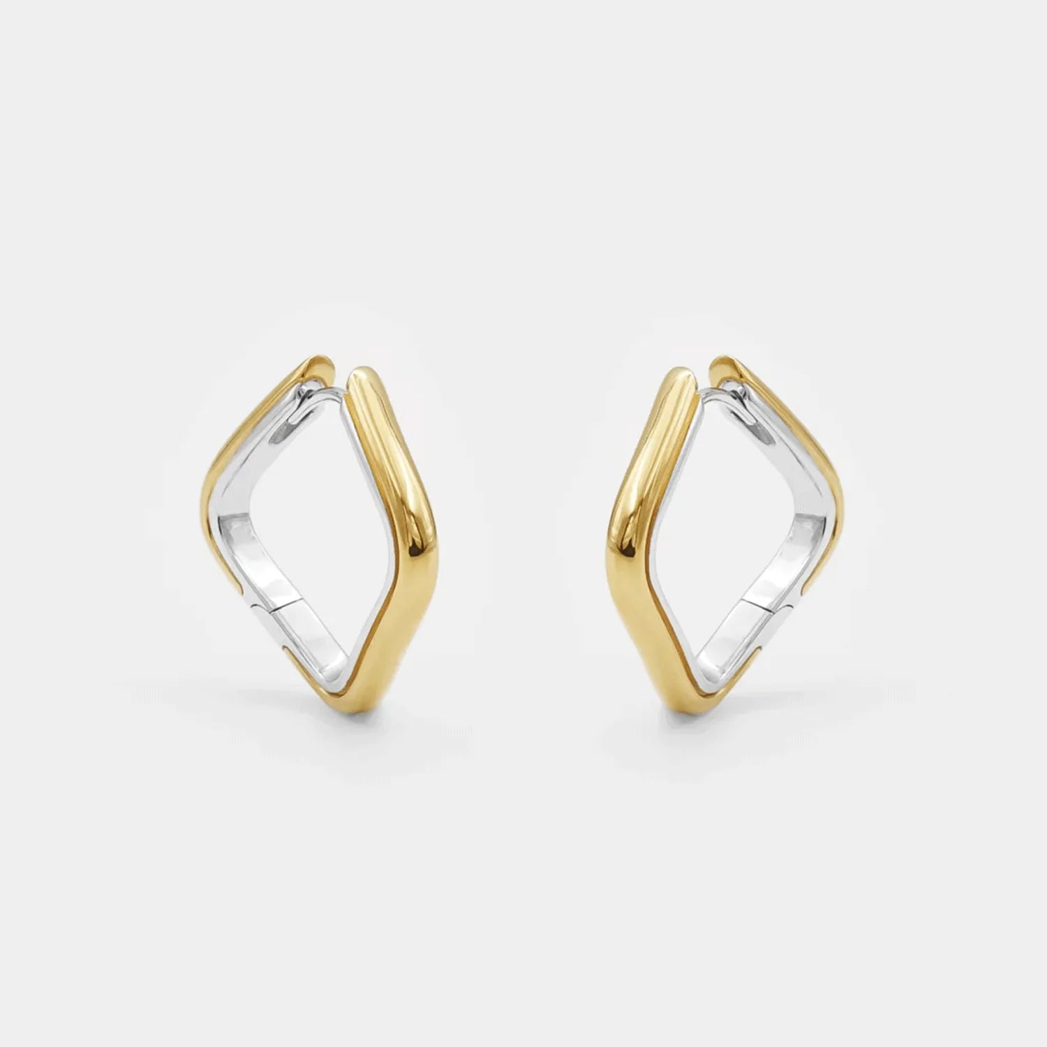 Luxen Irregular Square Earrings