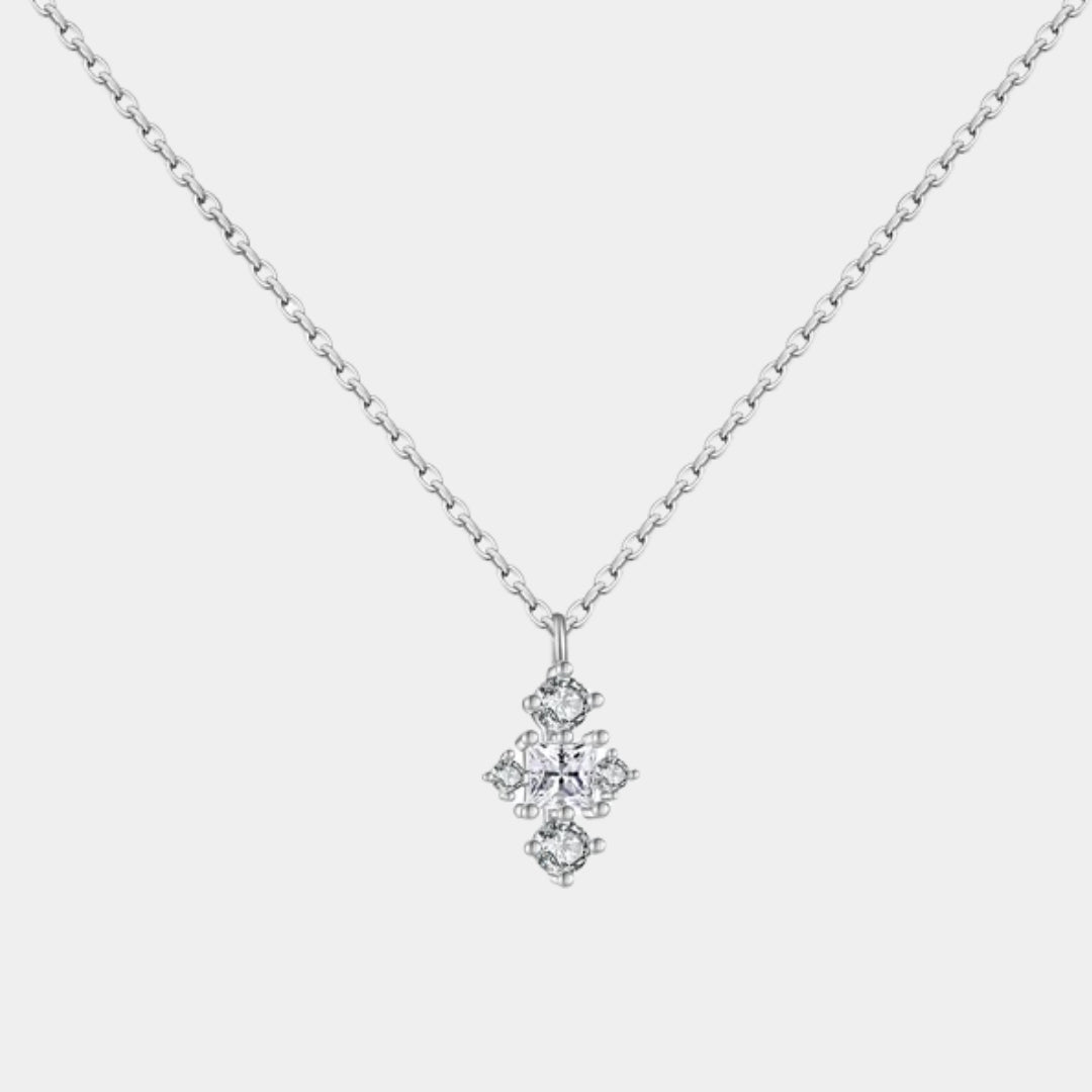 Diamond Cross Necklace - Ella Maison