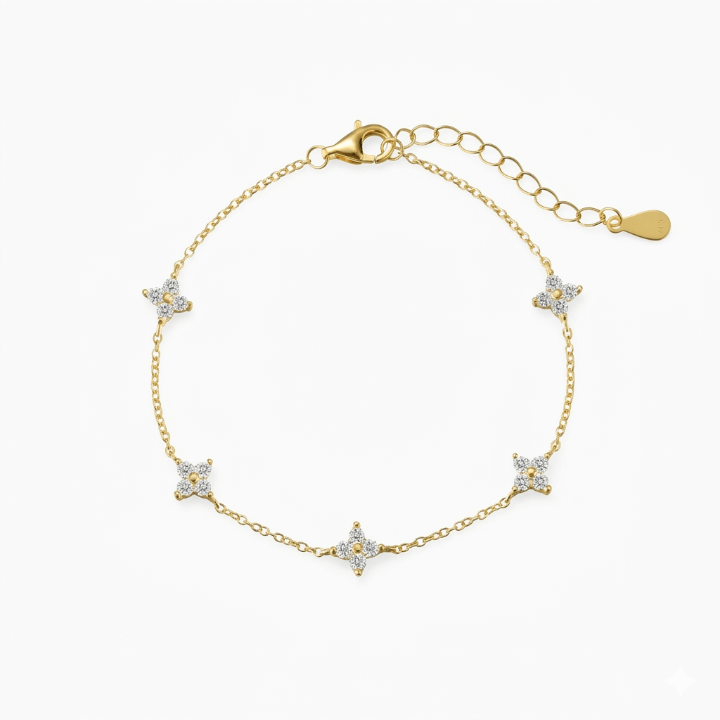 Ivy Clover Bracelet - Ella Maison