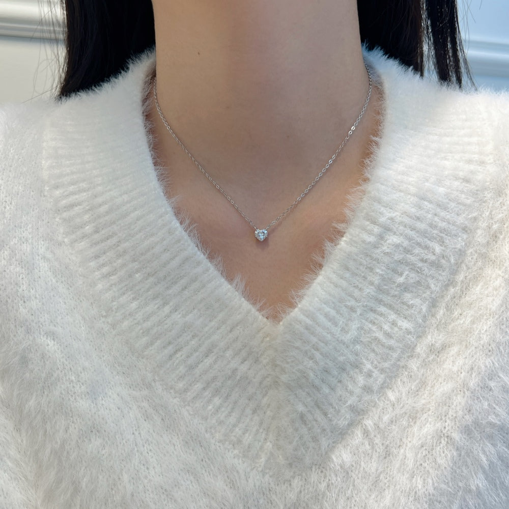 Bella Heart Diamond Necklace