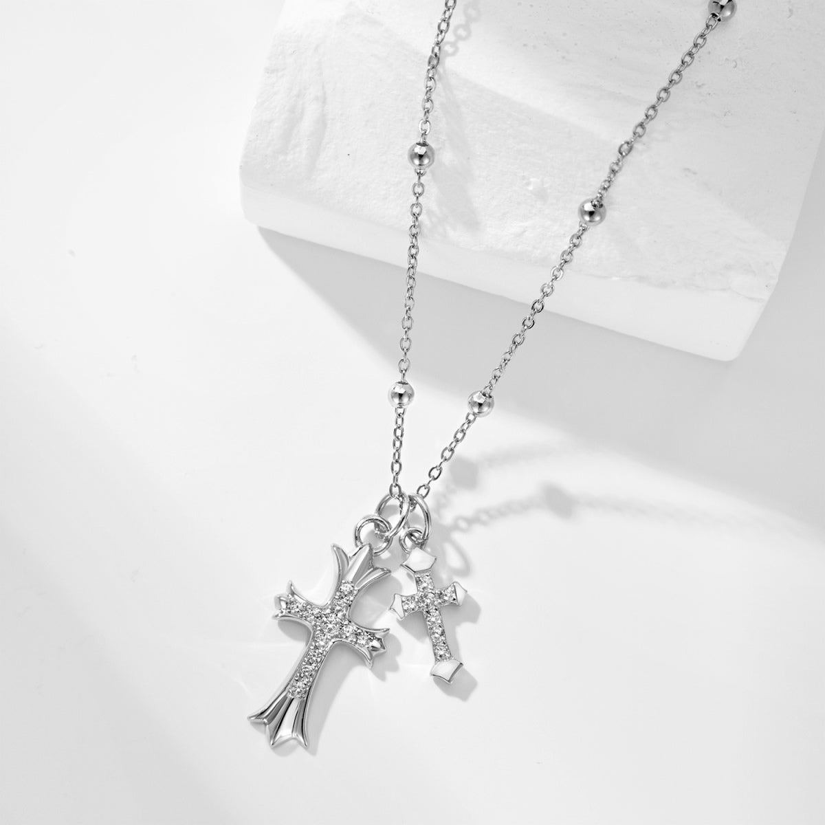 Silver Chrome Cross