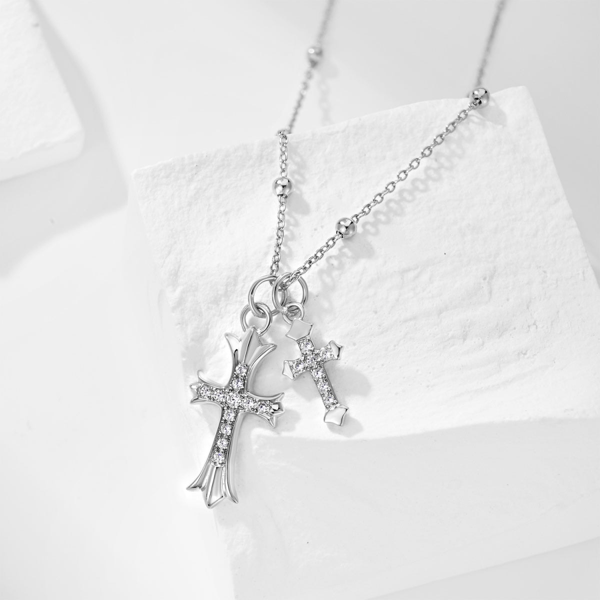 Silver Chrome Cross