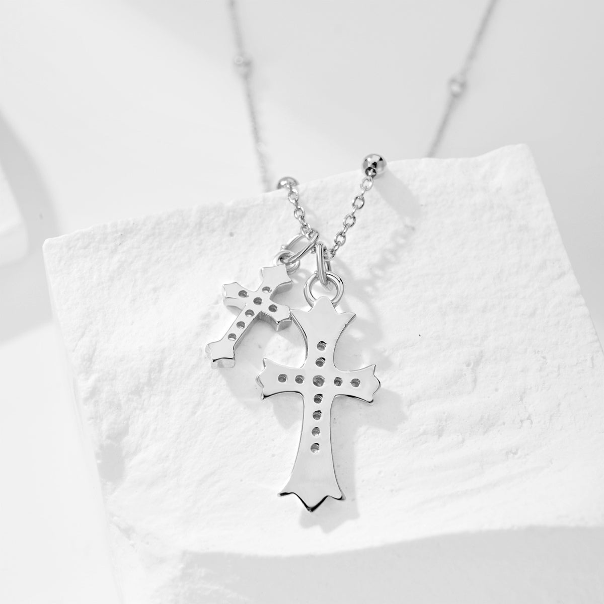 Silver Chrome Cross
