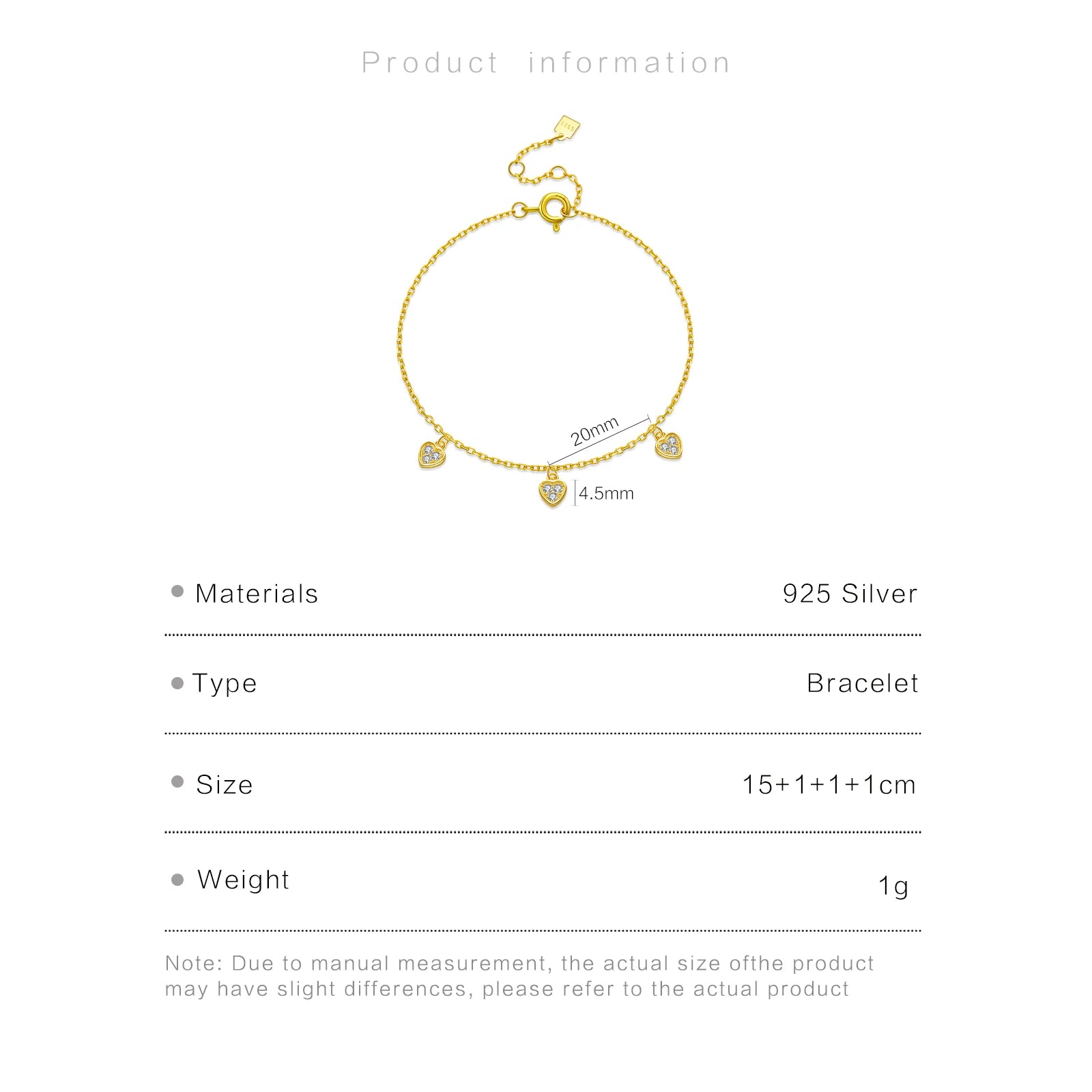 Aurea Heart Bracelet