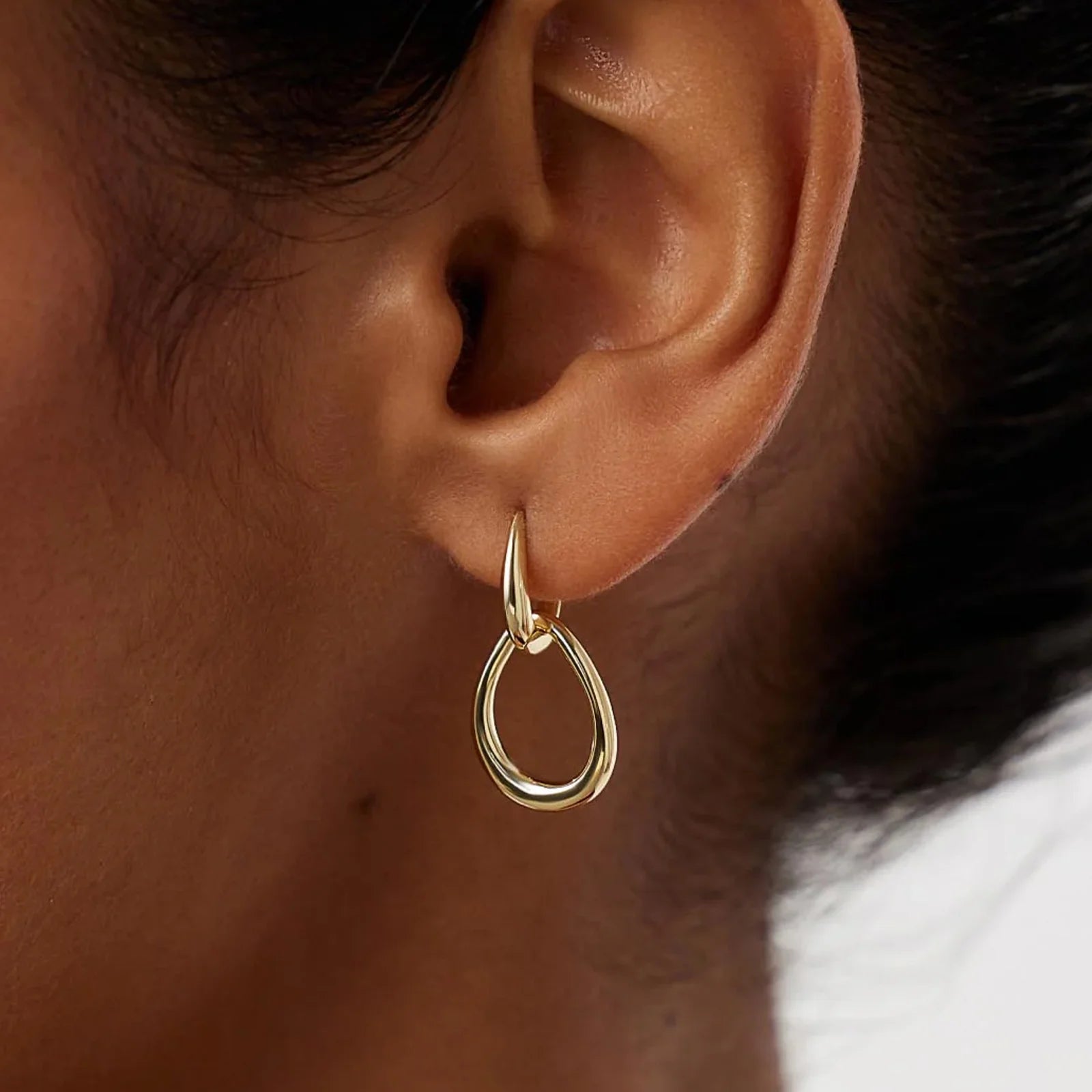 Elisa Duo Hoop Earrings