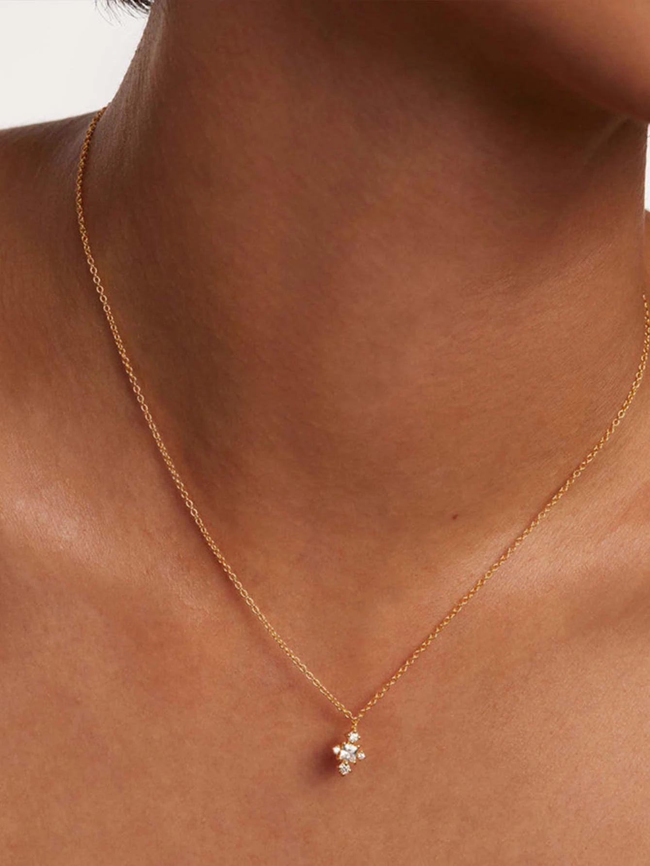 Primo Diamond Cross Necklace