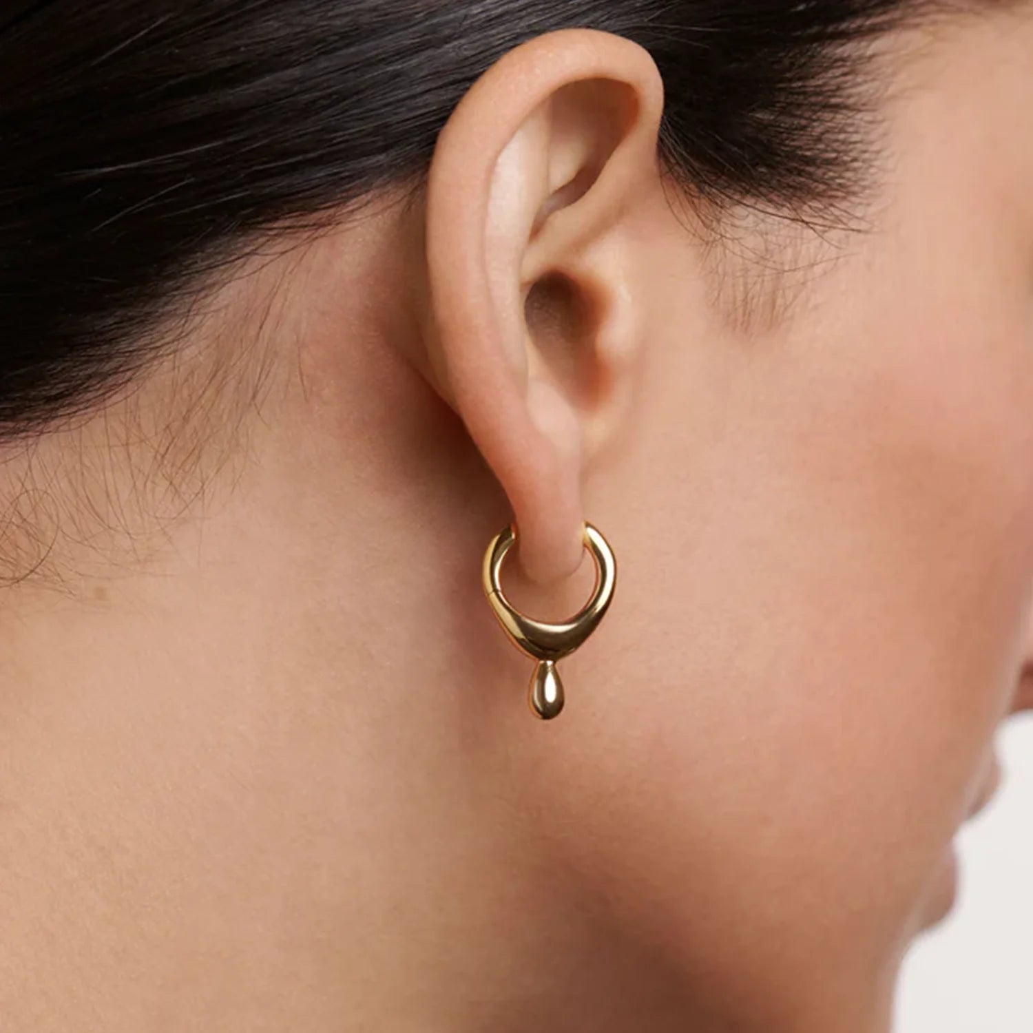 Sterling Huggie Earrings