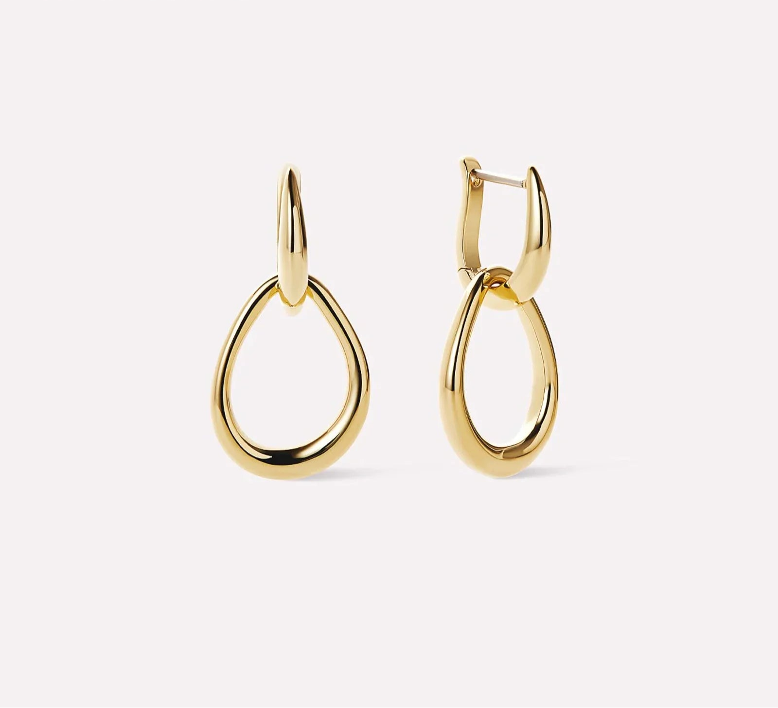 Elisa Duo Hoop Earrings