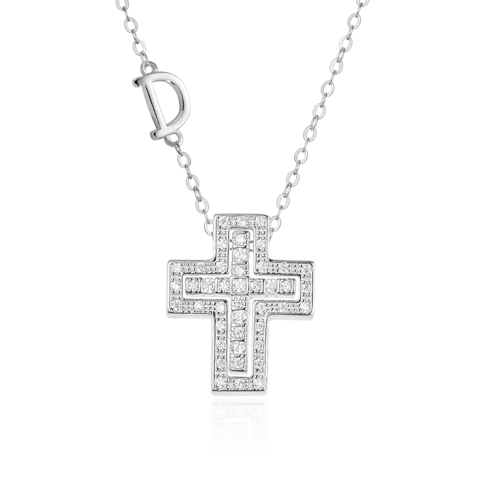 Lyra Cross Necklace
