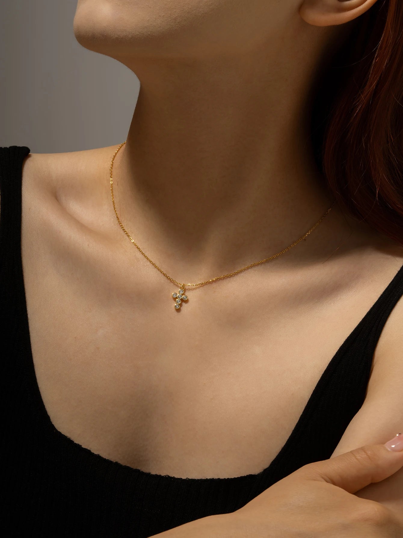 Diamond Cross Necklace