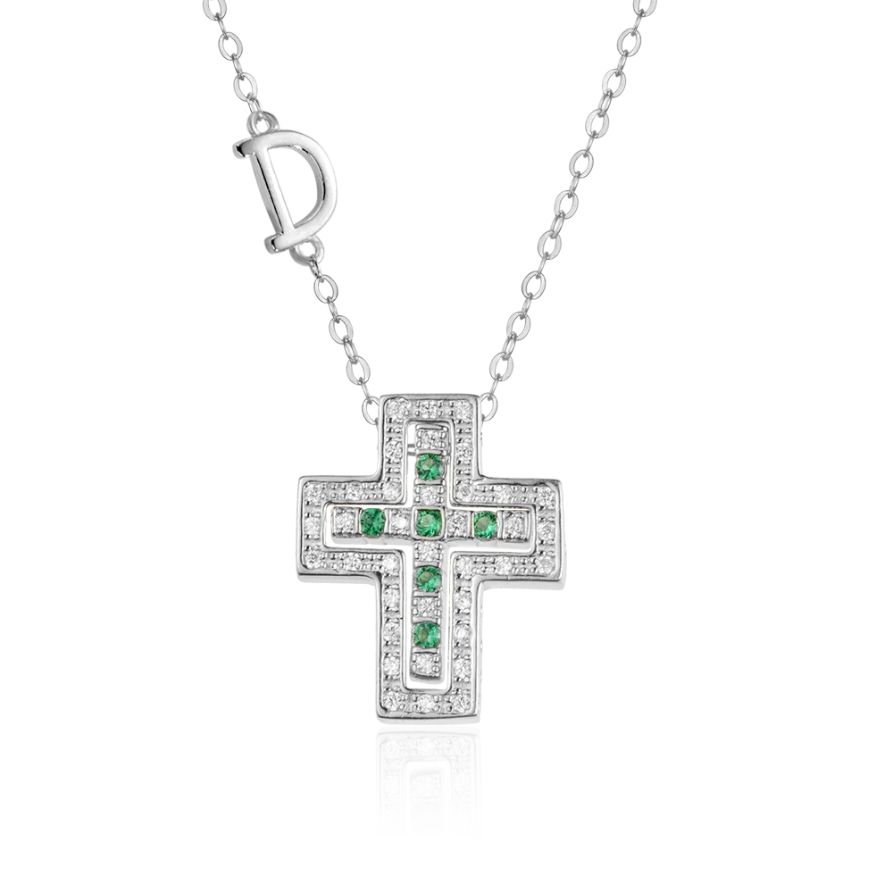 Lyra Cross Necklace