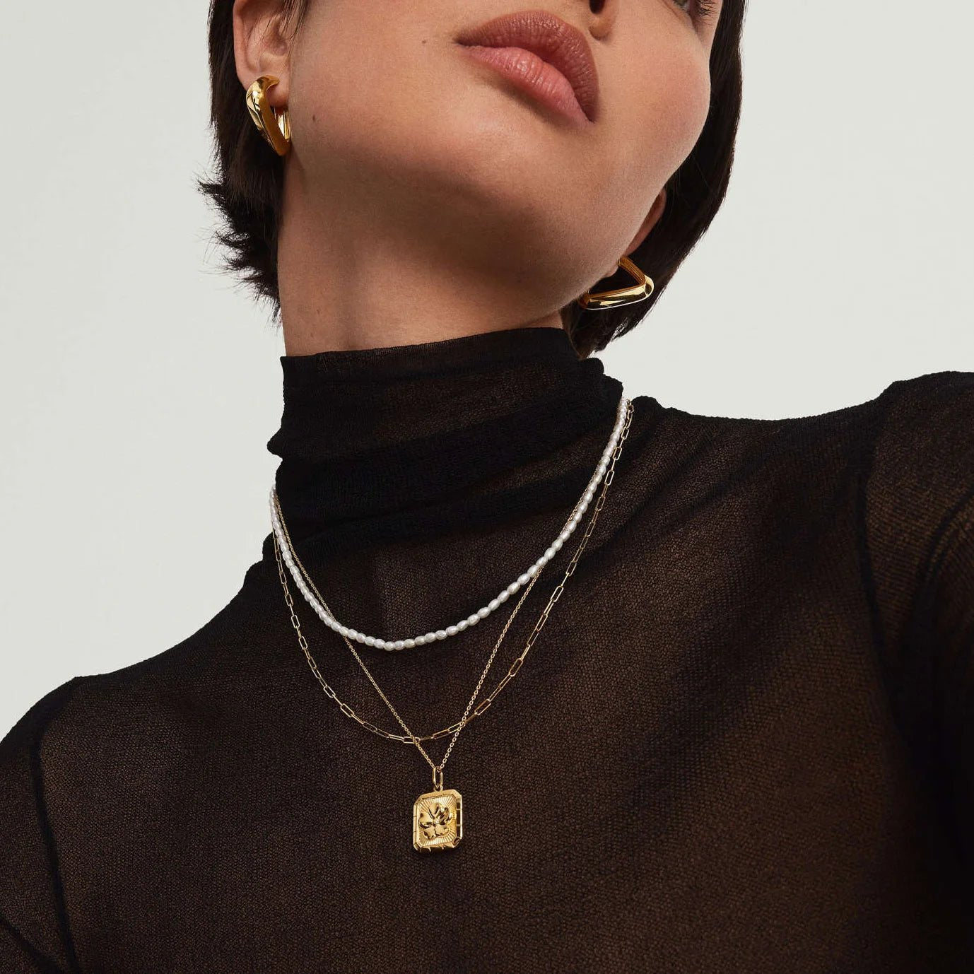 Aurea Square Pendant - Ella Maison