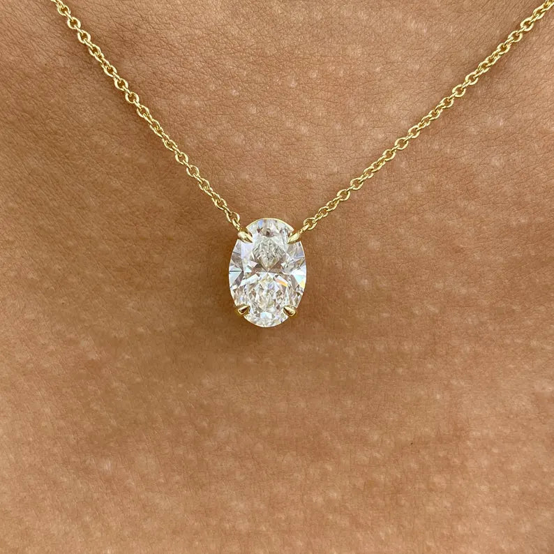 Gold diamond Necklace | Waterproof 18K Gold Plated | Ella Maison