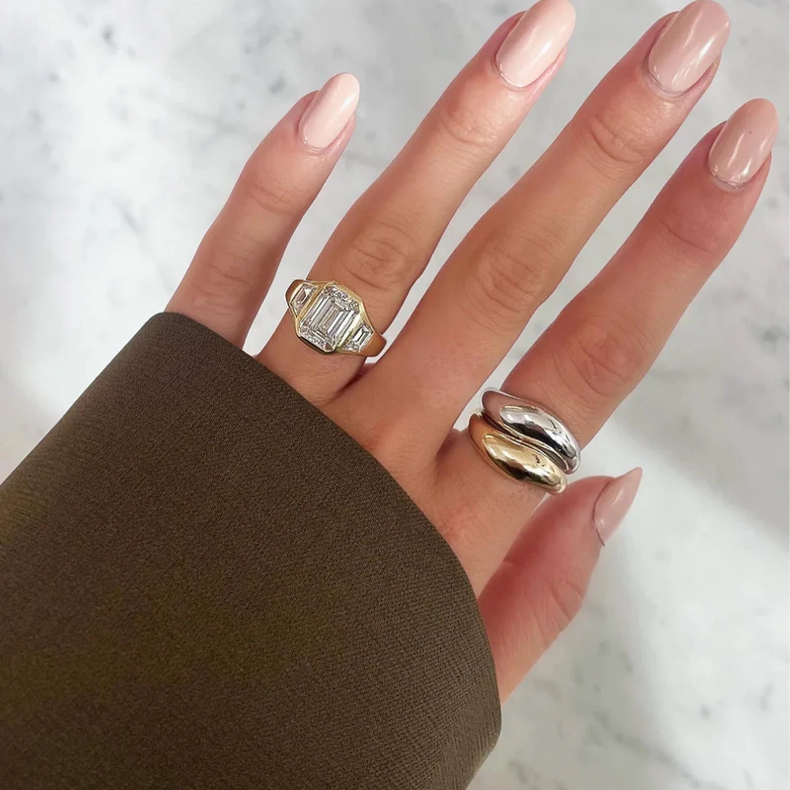 Lyra Silver Ring - Ella Maison