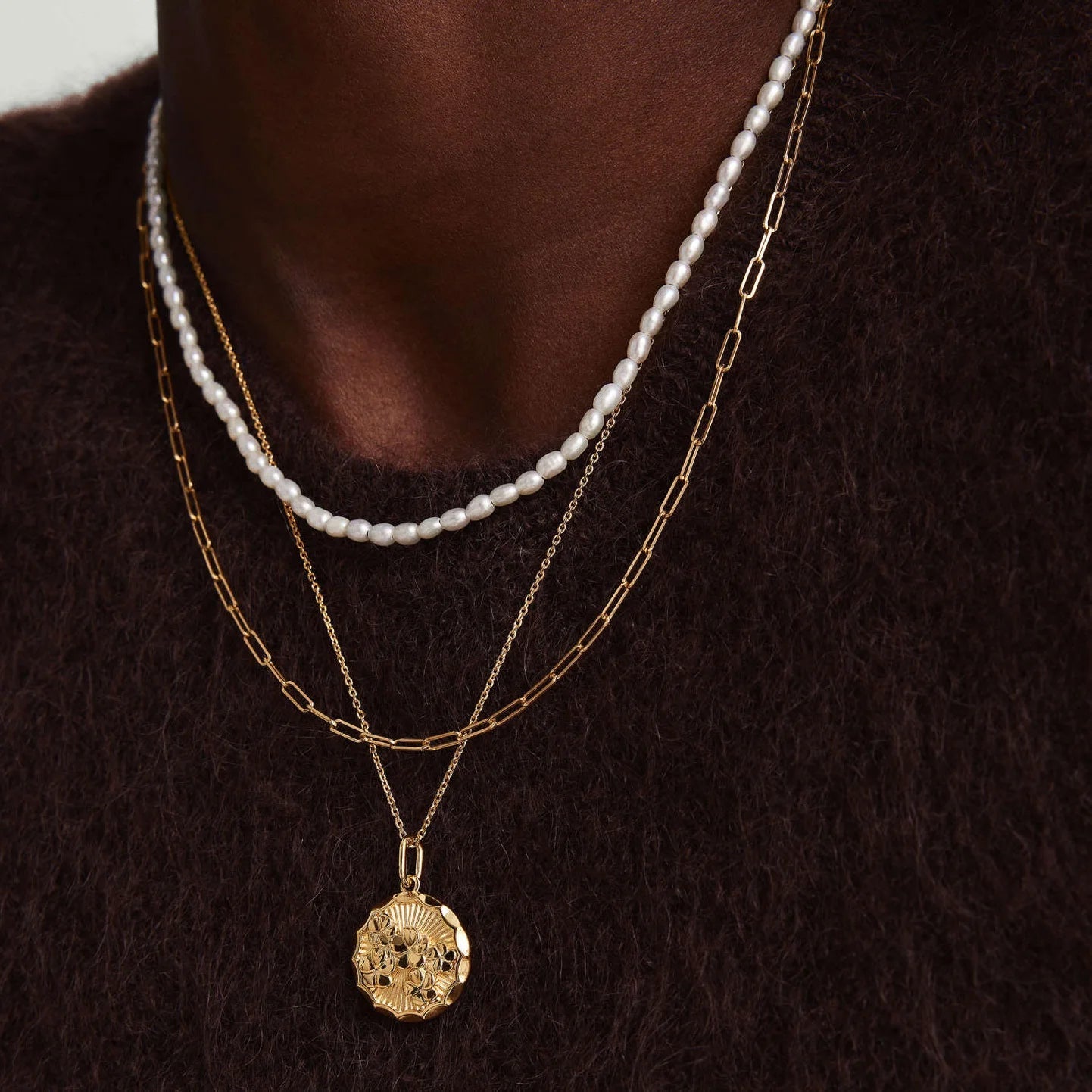 Marvelle Circle Pendant - Ella Maison