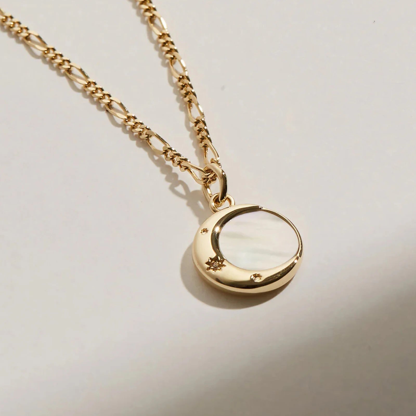 Moon Pendant Necklace - Ella Maison