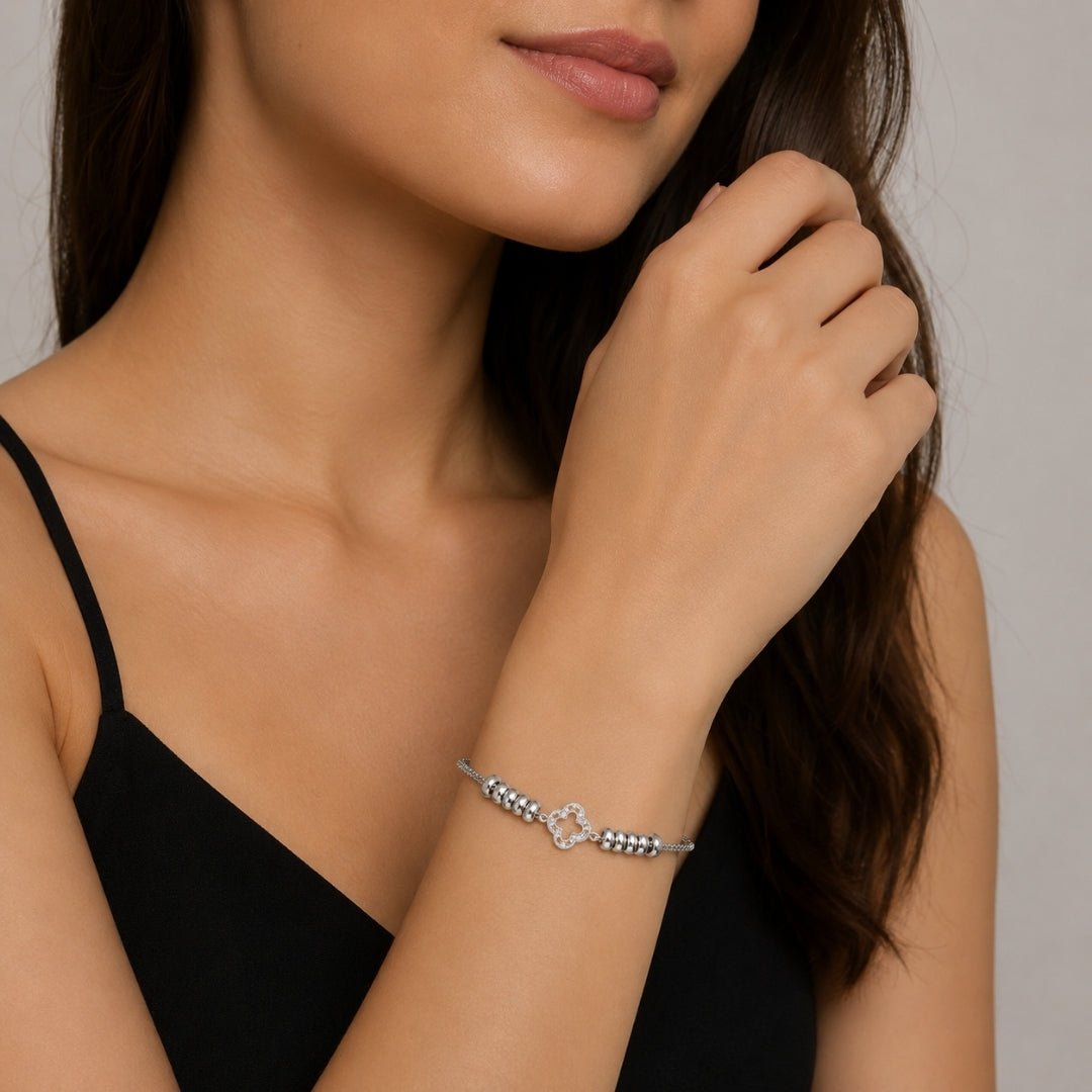 Motif bead Clover Bracelet - Ella Maison