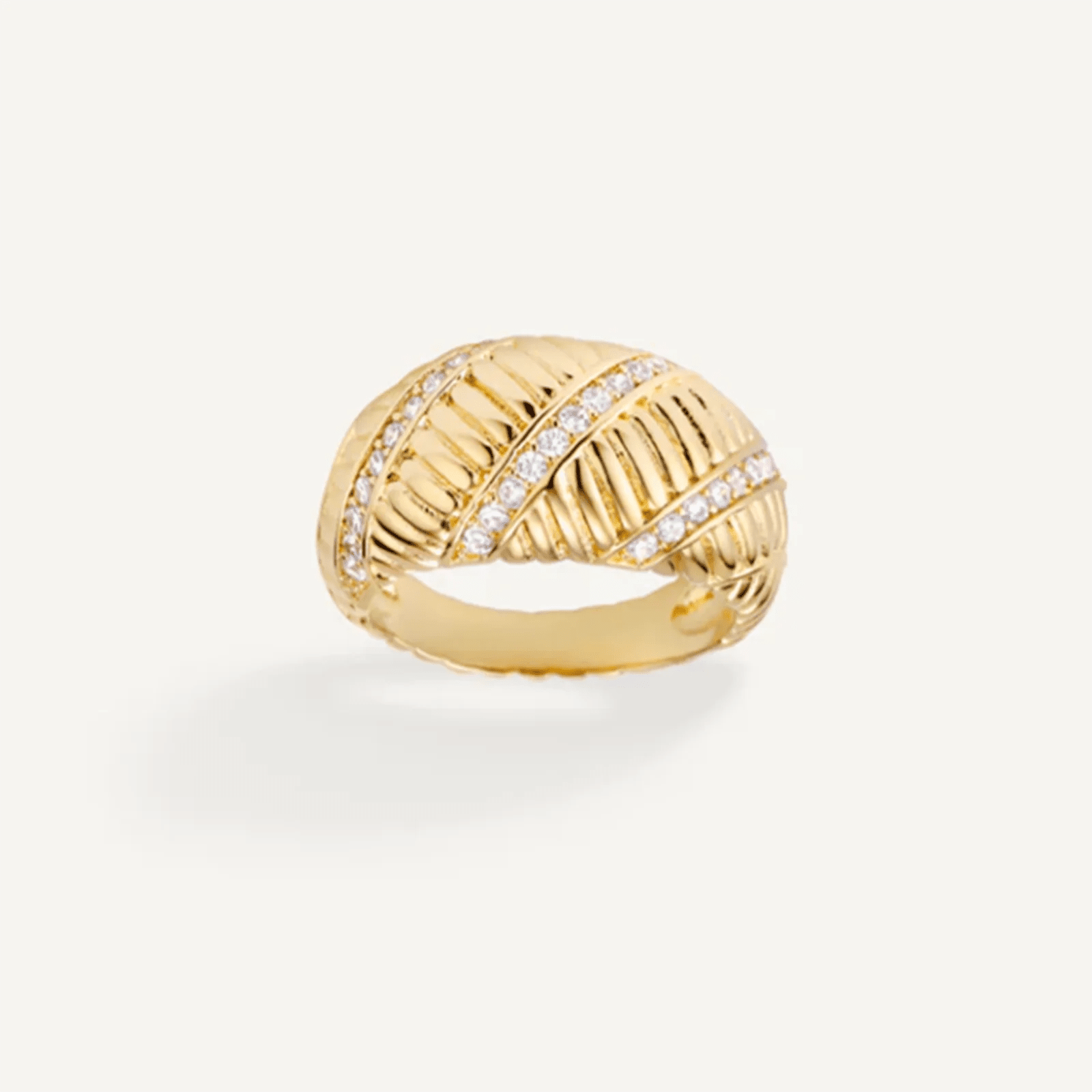 Pave Diamond Ring - Ella Maison