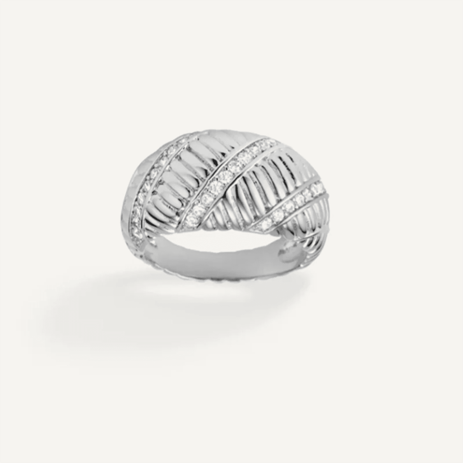 Pave Diamond Ring - Ella Maison